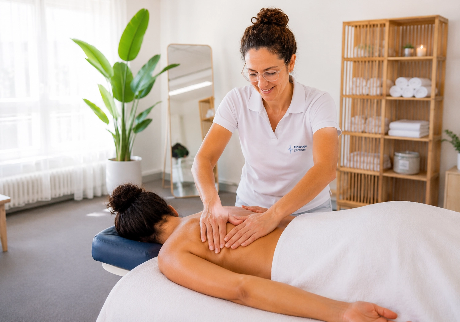 Behandlung der Rückenmuskulatur – Massagepraxis in Brunnen