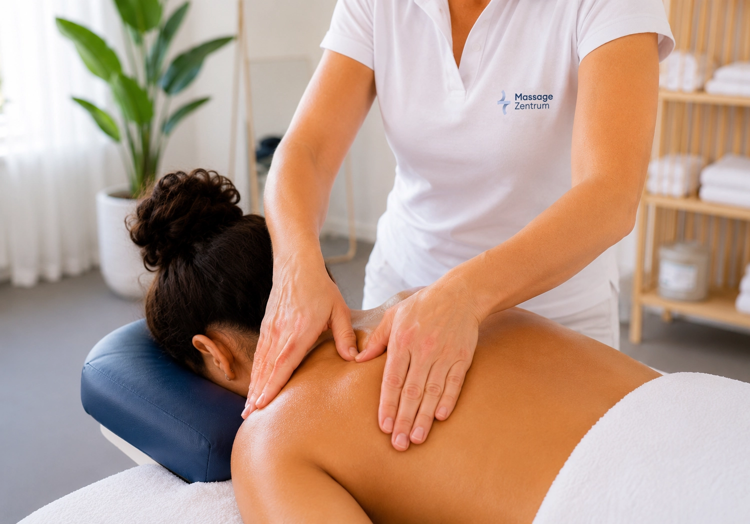 Behandlung der Schultermuskulatur – Massagepraxis in Brunnen