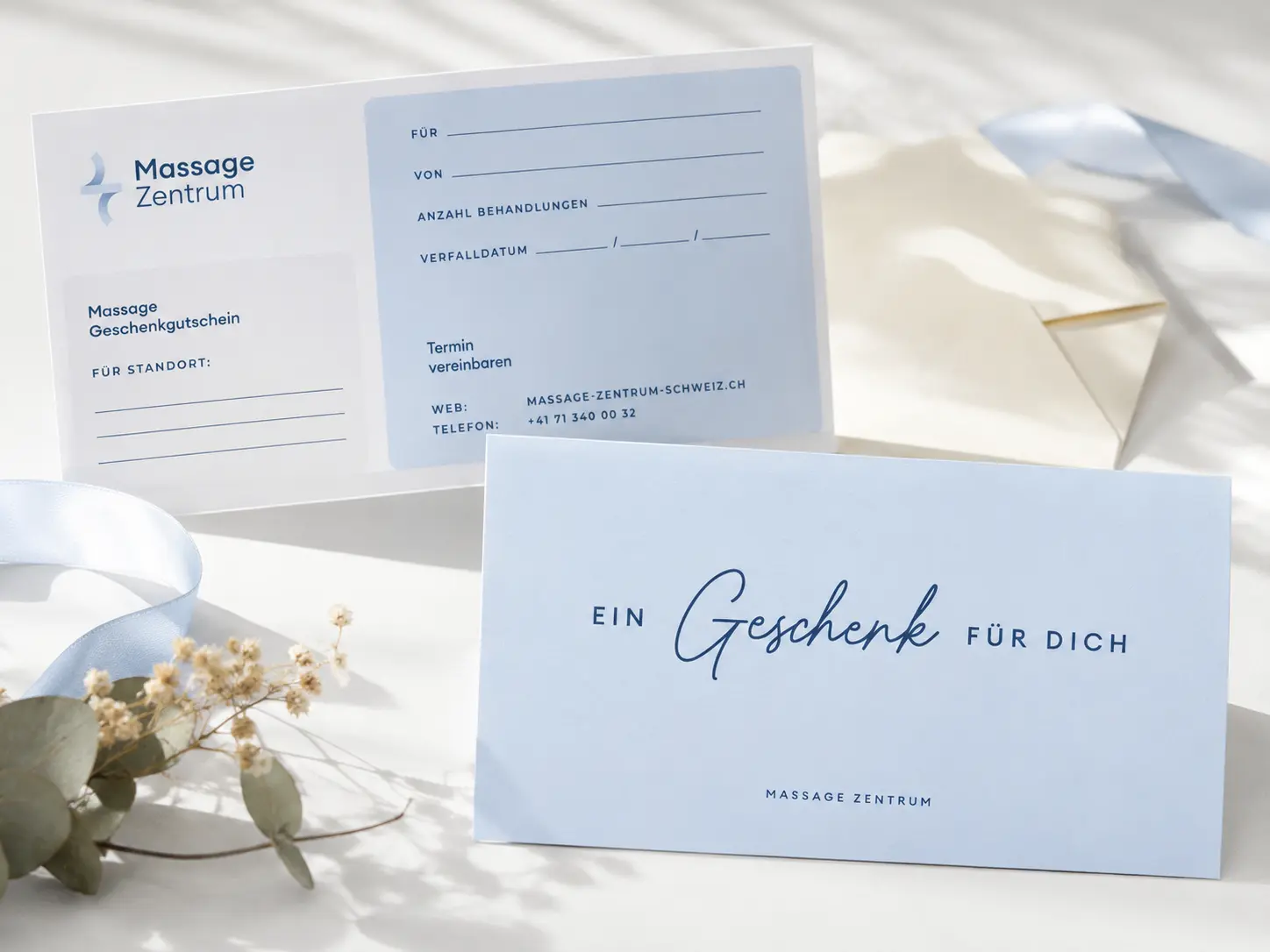 Massage-Gutschein für eine Behandlung im Massage Zentrum Schwyz
